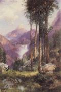 Thomas Moran Yosemite Valley,Vernal Falls oil painting